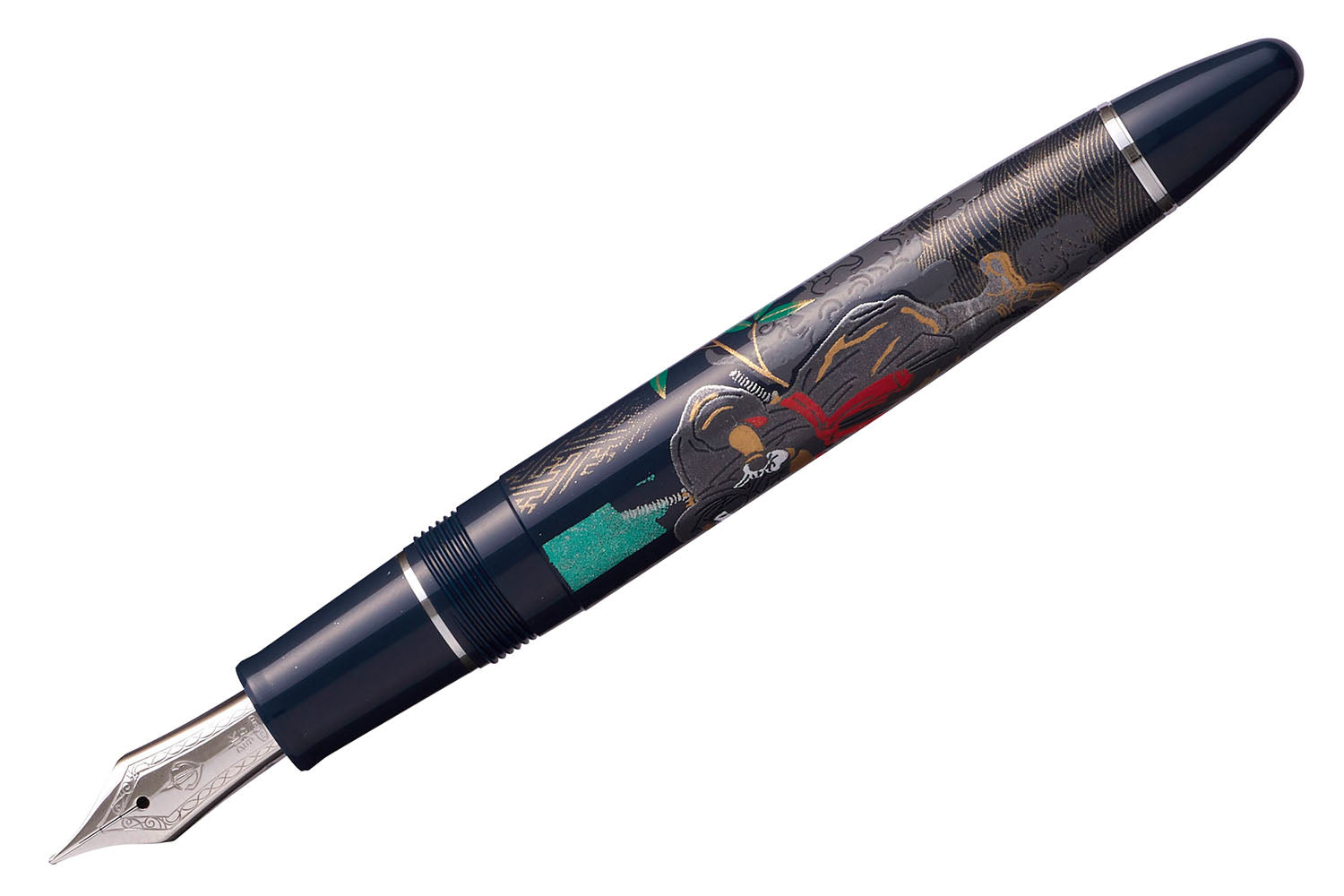 Sailor 1911L Ninja Maki-e Fountain Pen - In