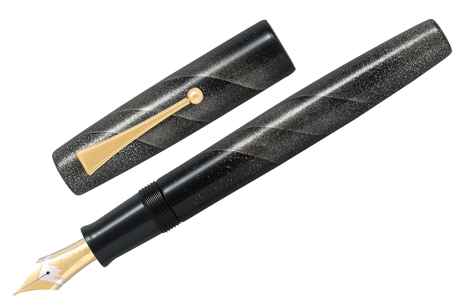 Namiki Aya Maki-e Fountain Pen - Hayate Black