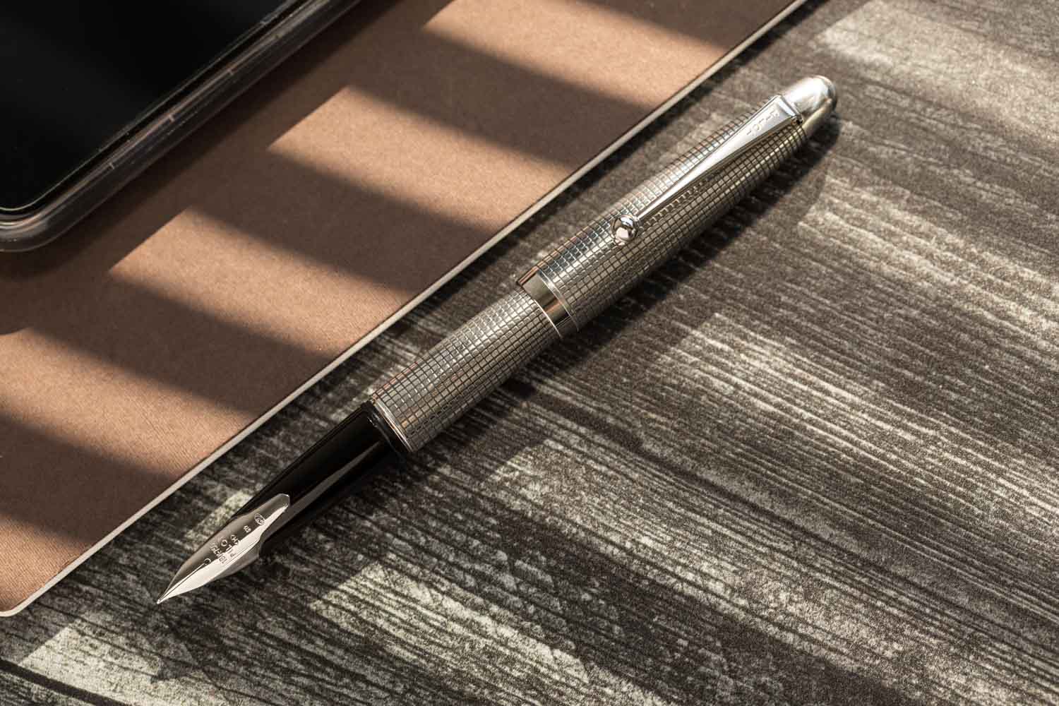 Pilot Sterling Fountain Pen - Silvern Koushi