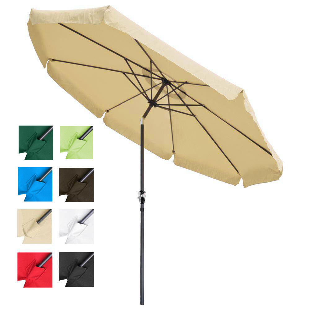 Yescom 10ft Patio Outdoor Market Umbrella Tilt Multiple Colors