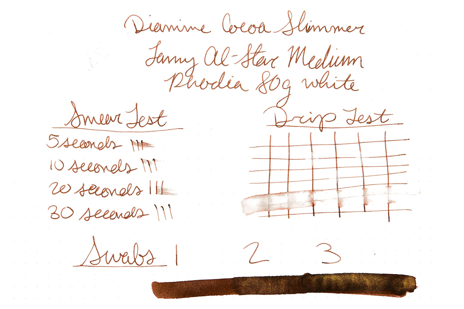 Diamine Cocoa Shimmer - 50ml Bottled Ink