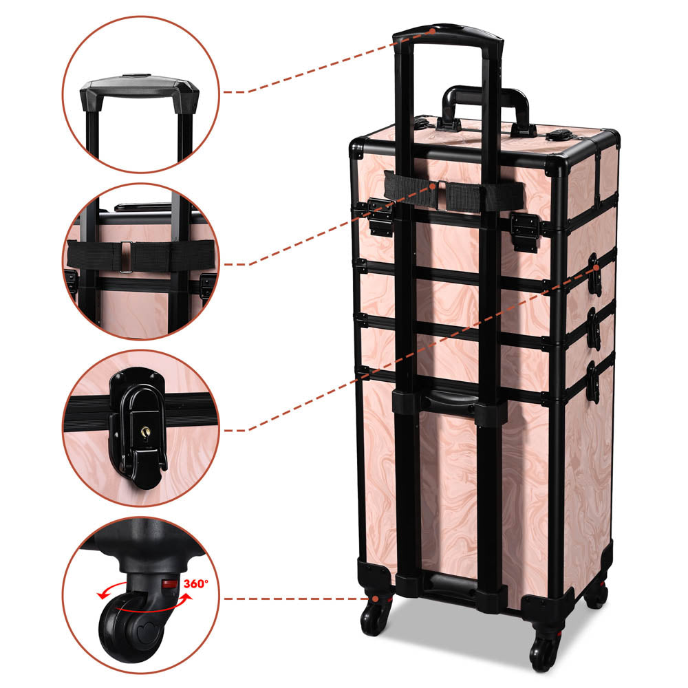 Byootique Rolling Makeup Case CoyoteButtes Artist Travel Case (Preorder)