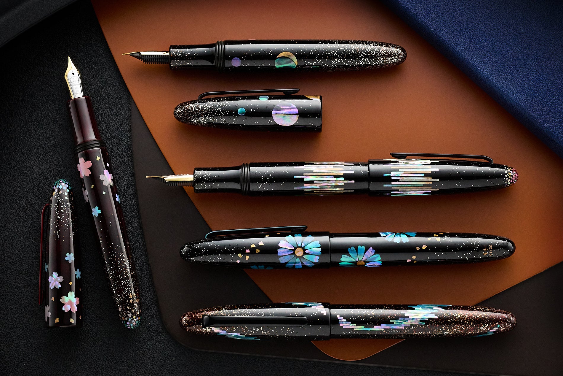 TACCIA Miyabi Bon-Bori Fountain Pen - Aurora Glimmer (Limited Edition)