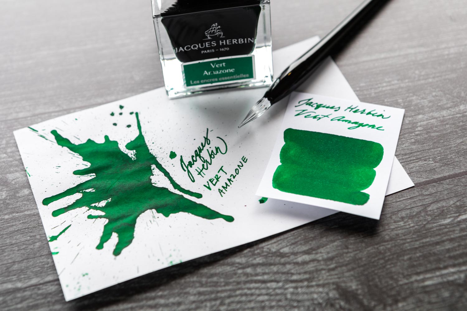 Jacques Herbin Vert Amazone - 50ml Bottled Ink