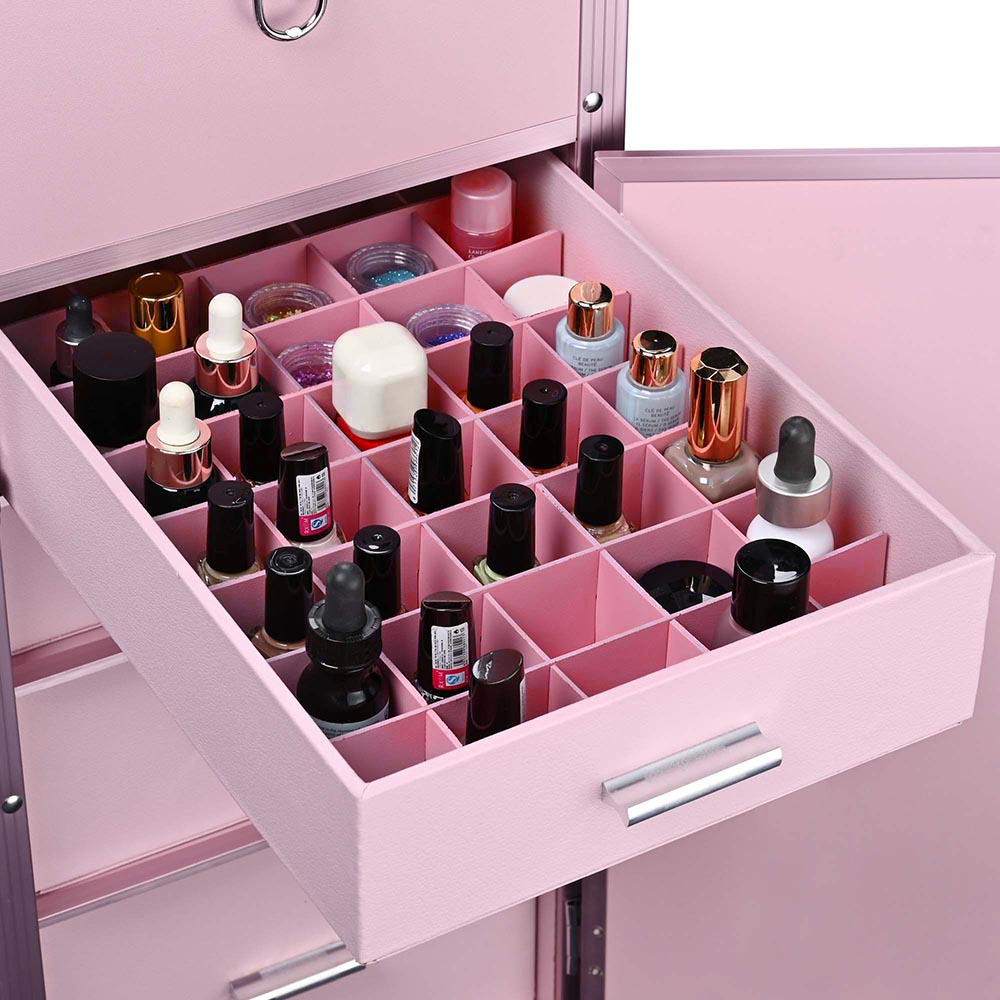 Byootique Adjustable Nail Polish Divider for Manicure Drawer