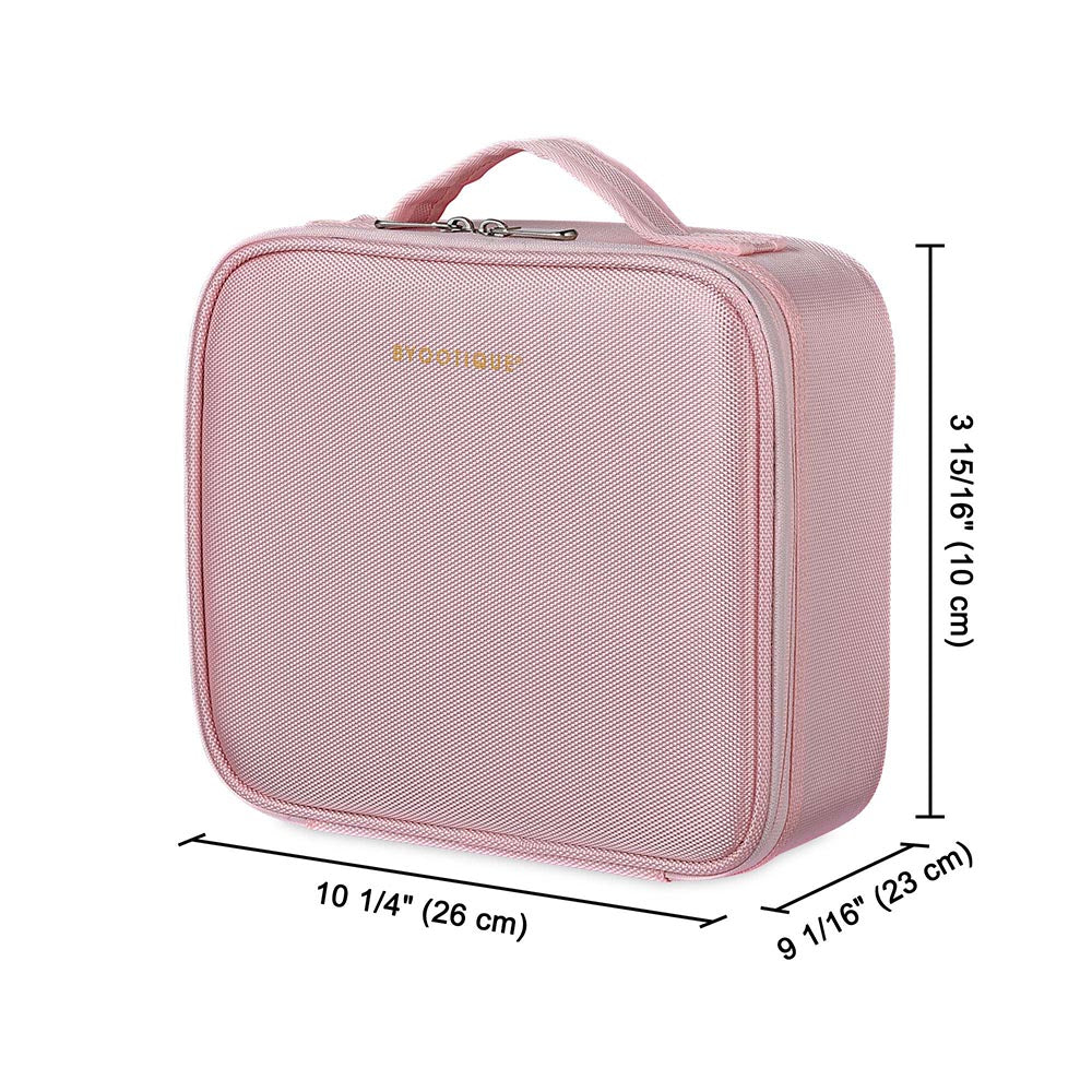 Byootique Makeup Train Case Travel Small Makeup Bag