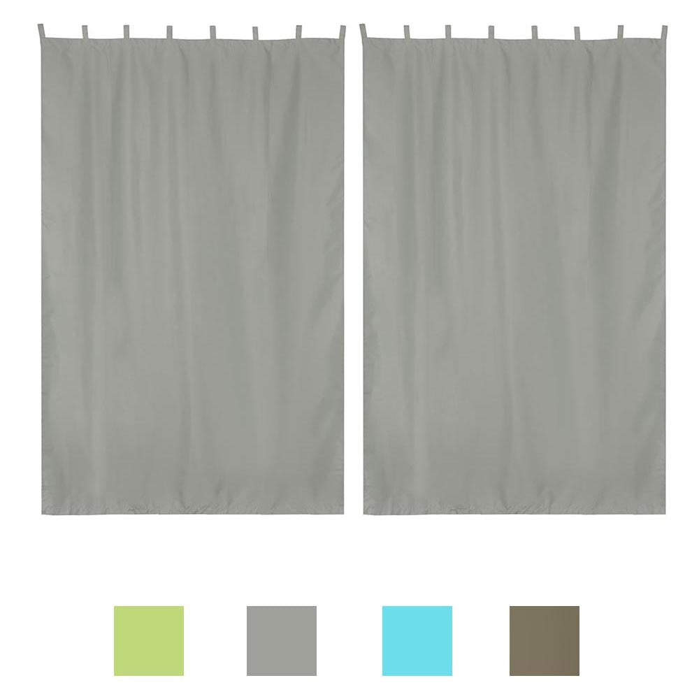 Yescom 2-Pcs Outdoor Tab Top Curtain Panel, 54Wx84L