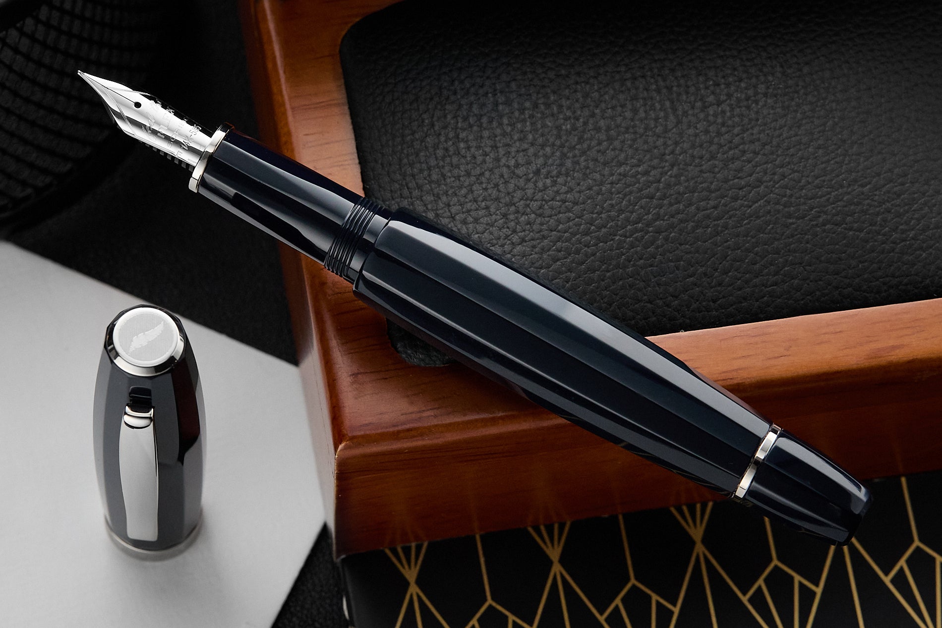 SCRIBO FEEL Fountain Pen - Blue Black