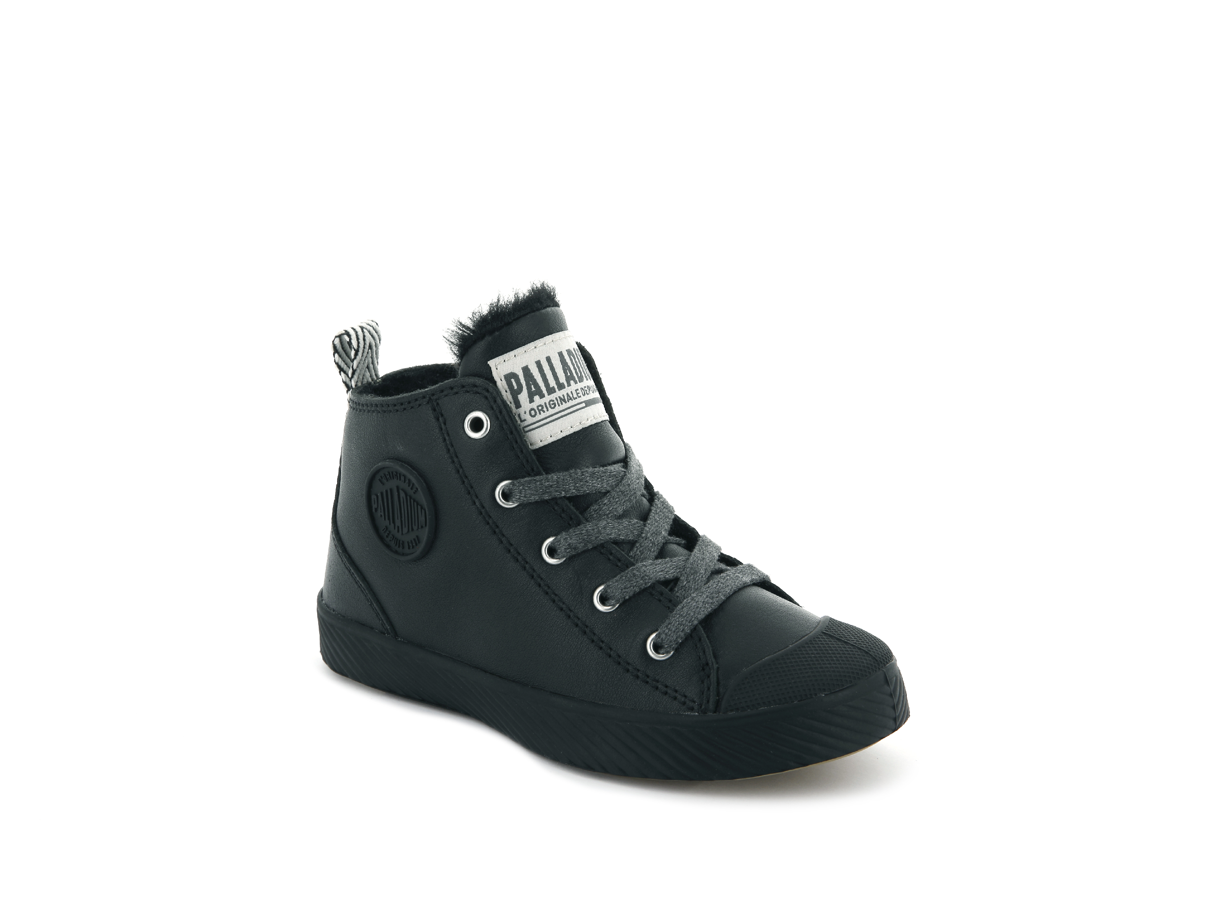 56027-010-M | PALLAPHOENIX MID WL LEATHER | BLACK/BLACK