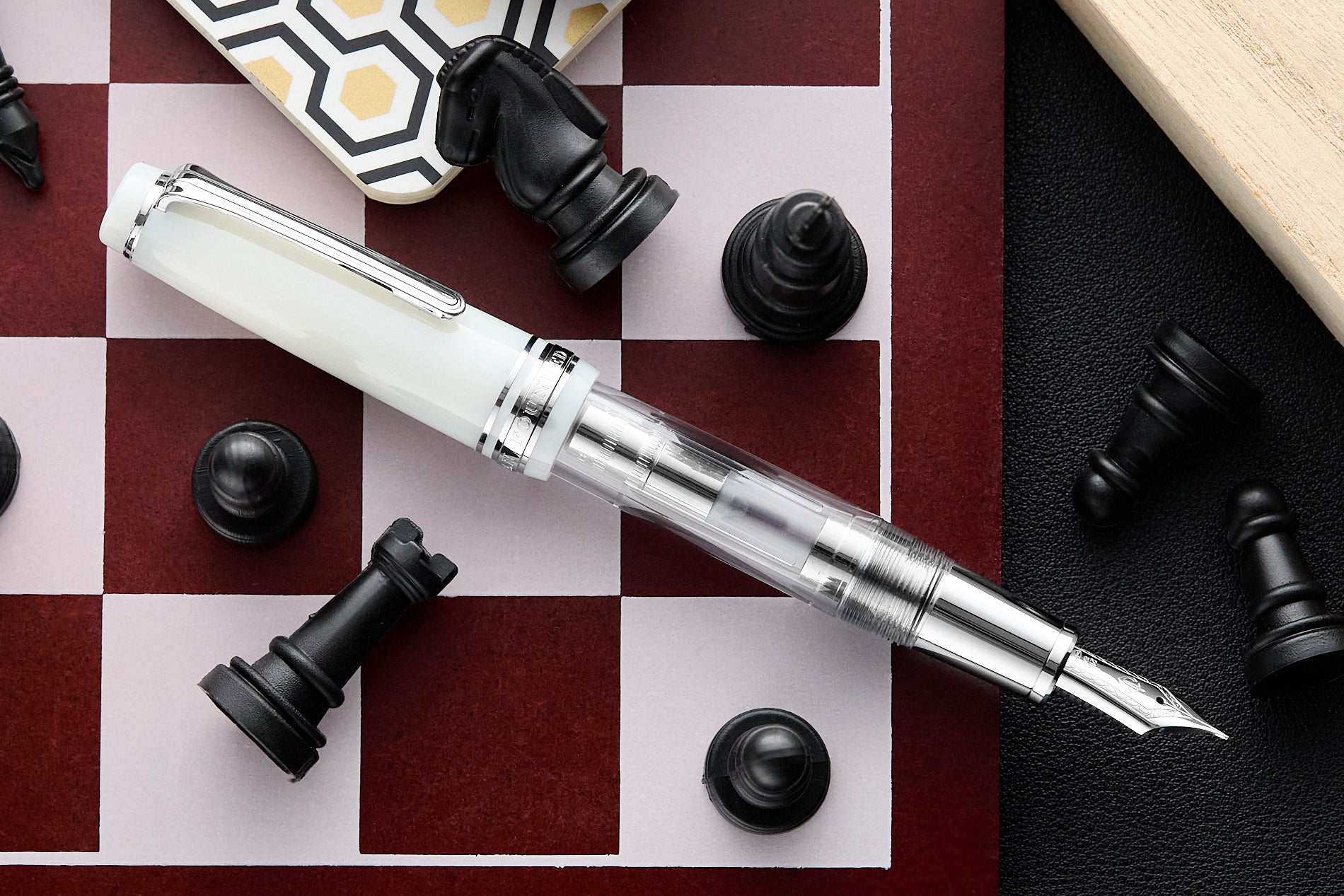 (Bottom Shelf) Sailor Pro Gear Fountain Pen - Soul of Chess (Limited Edition)