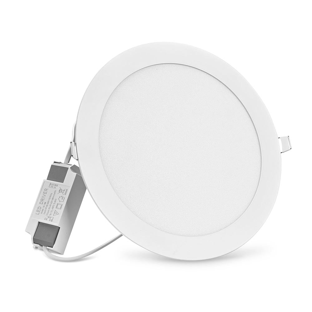 Yescom LED Recessed Ceiling Light 18W Dimmable White 6ct/Pack