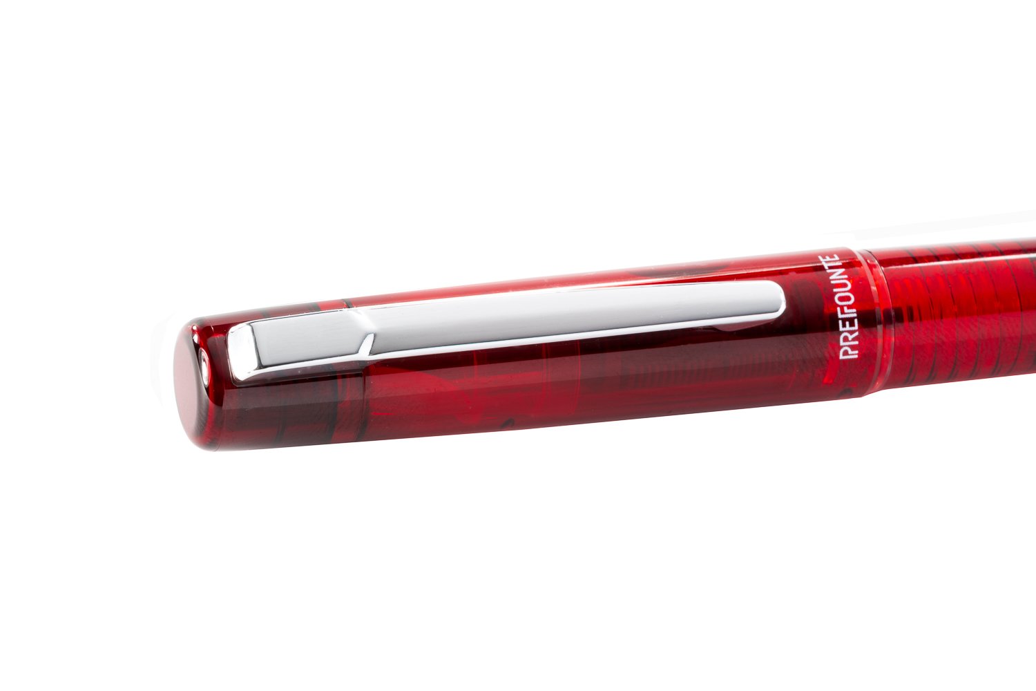 Platinum Prefounte Fountain Pen - Crimson Red