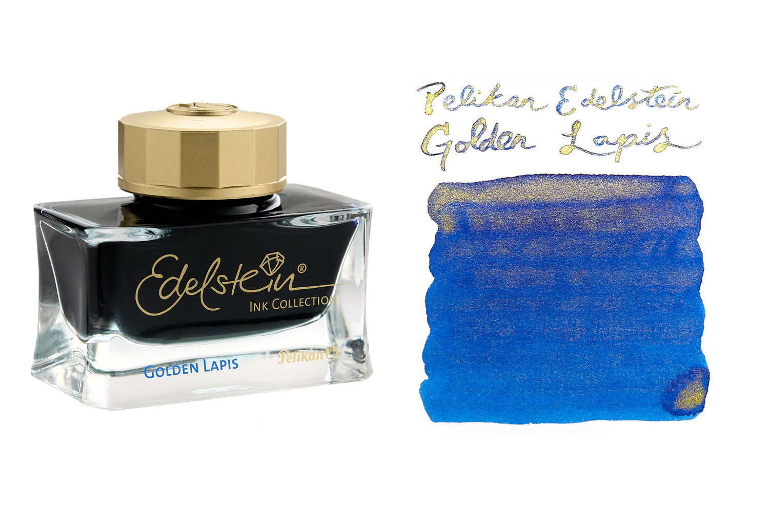 Pelikan Edelstein Golden Lapis - 50ml Bottled Ink (Special Edition)