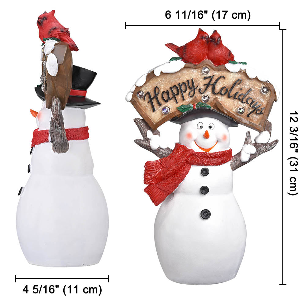 Yescom Pre-lit Christmas Figurine 12 (Santa Snowman Optional)