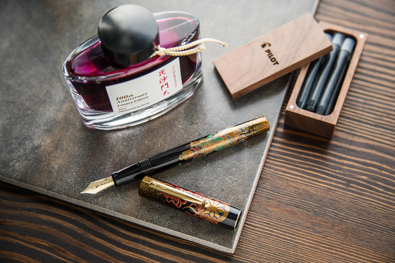 Namiki Yukari Fountain Pen - Seven Gods Bishamon-ten (100th Anniversary Limited Edition)