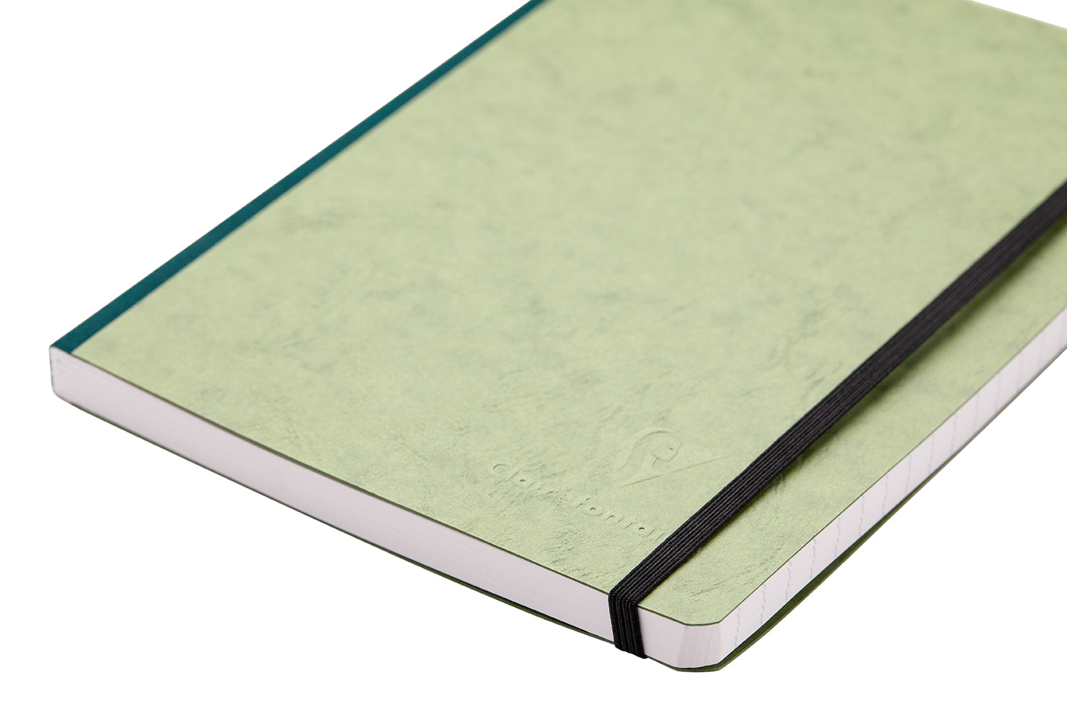 Clairefontaine Basic Clothbound A5 Notebook - Green, Lined