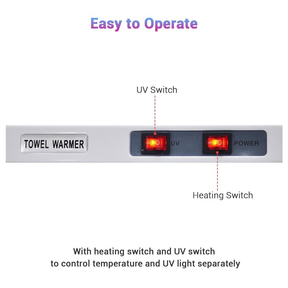 Yescom 5L Hot Electric Towel Warmer UV Sterilizer