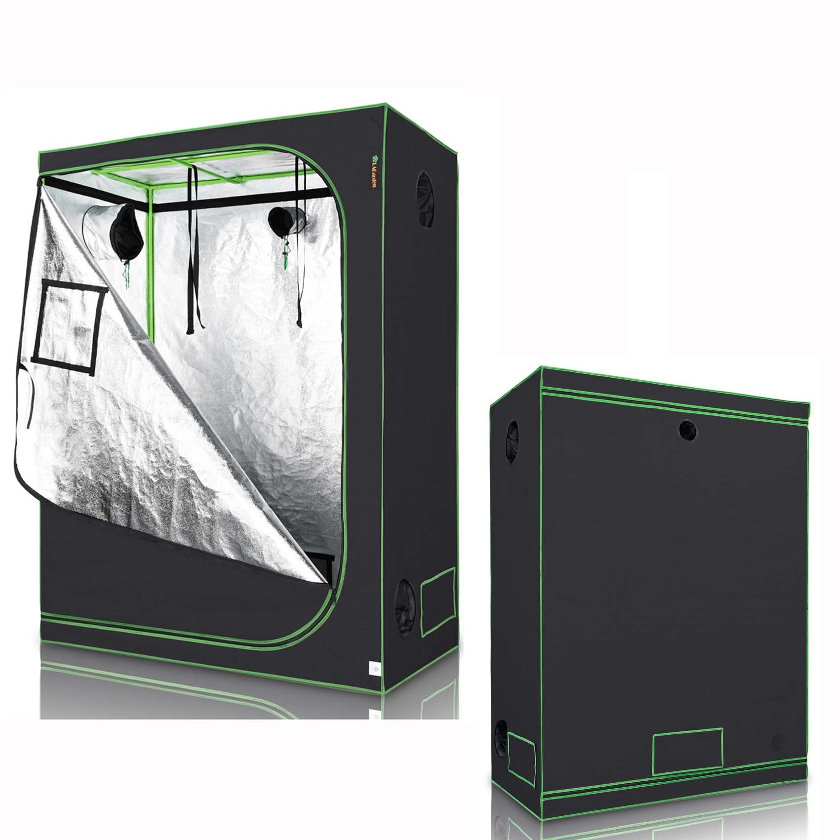 Yescom Grow Tent 60x32x80 Reflective Indoor Hydroponic