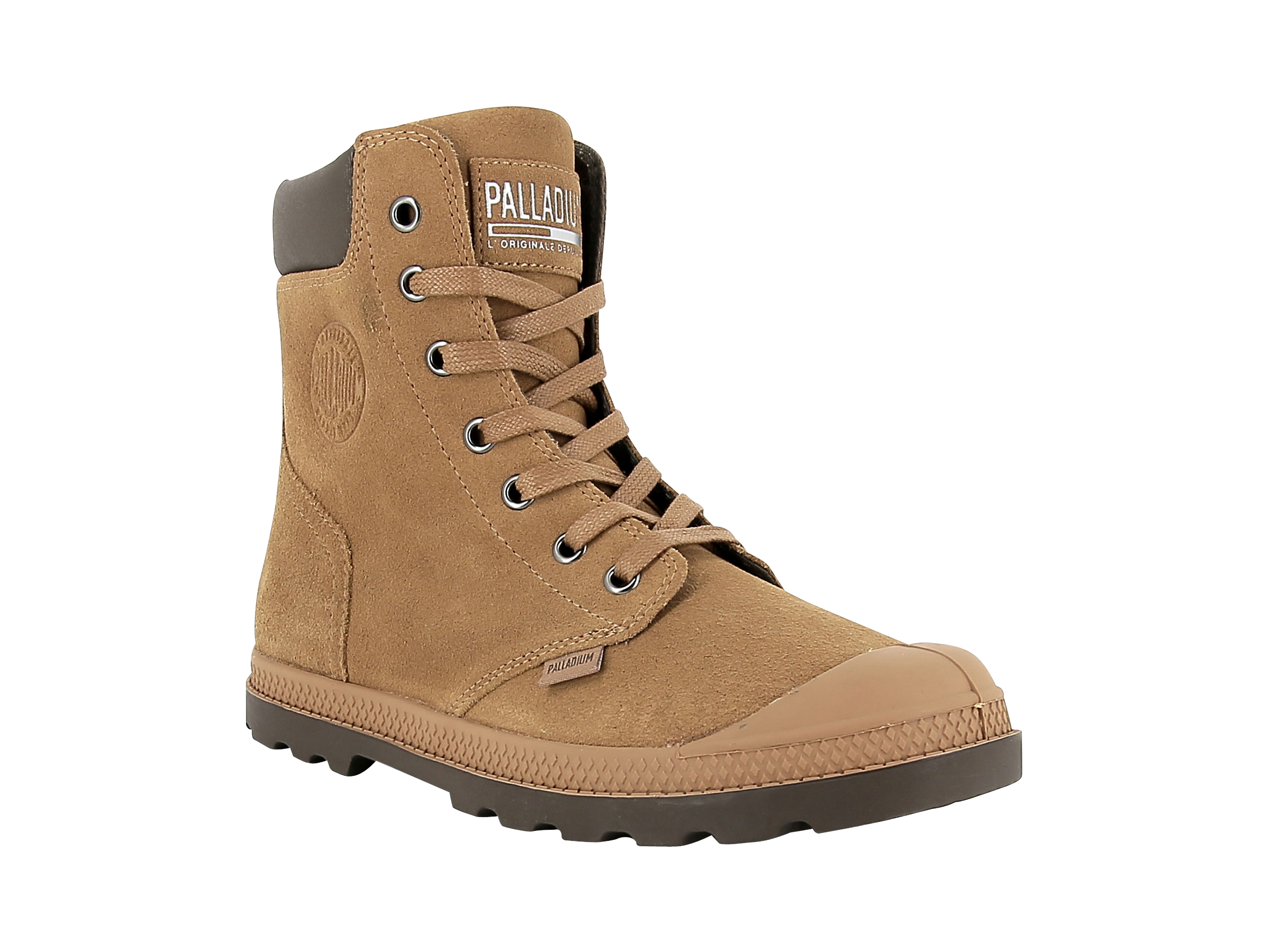 95552-234-M | WOMENS PAMPA HI KNIT LP SUE | BROWN SUGAR/SLATE BLACK