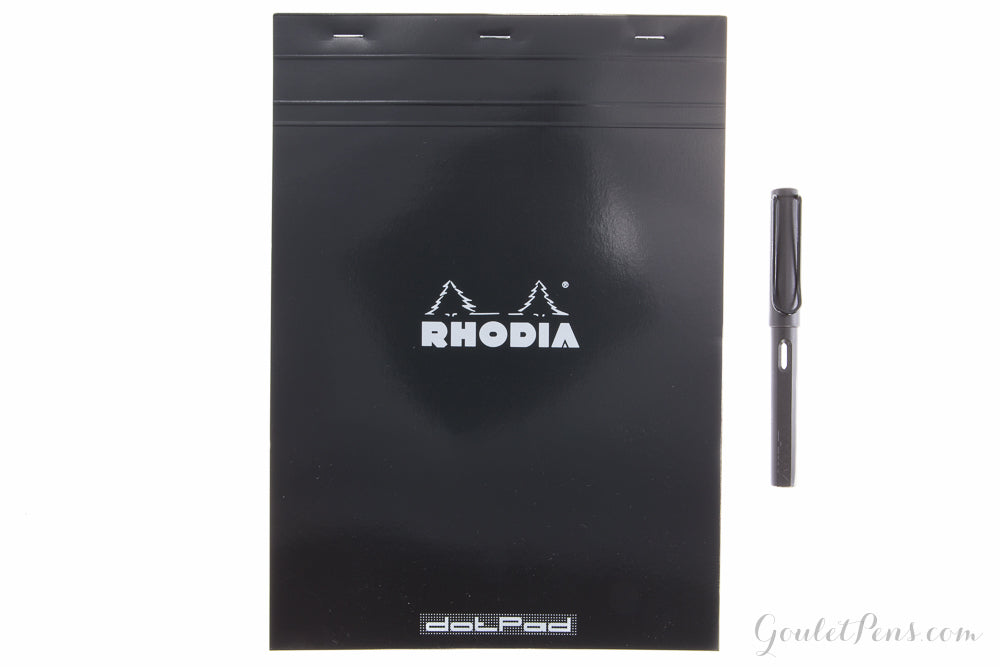 Rhodia No. 18 A4 Notepad - Black, Dot Grid