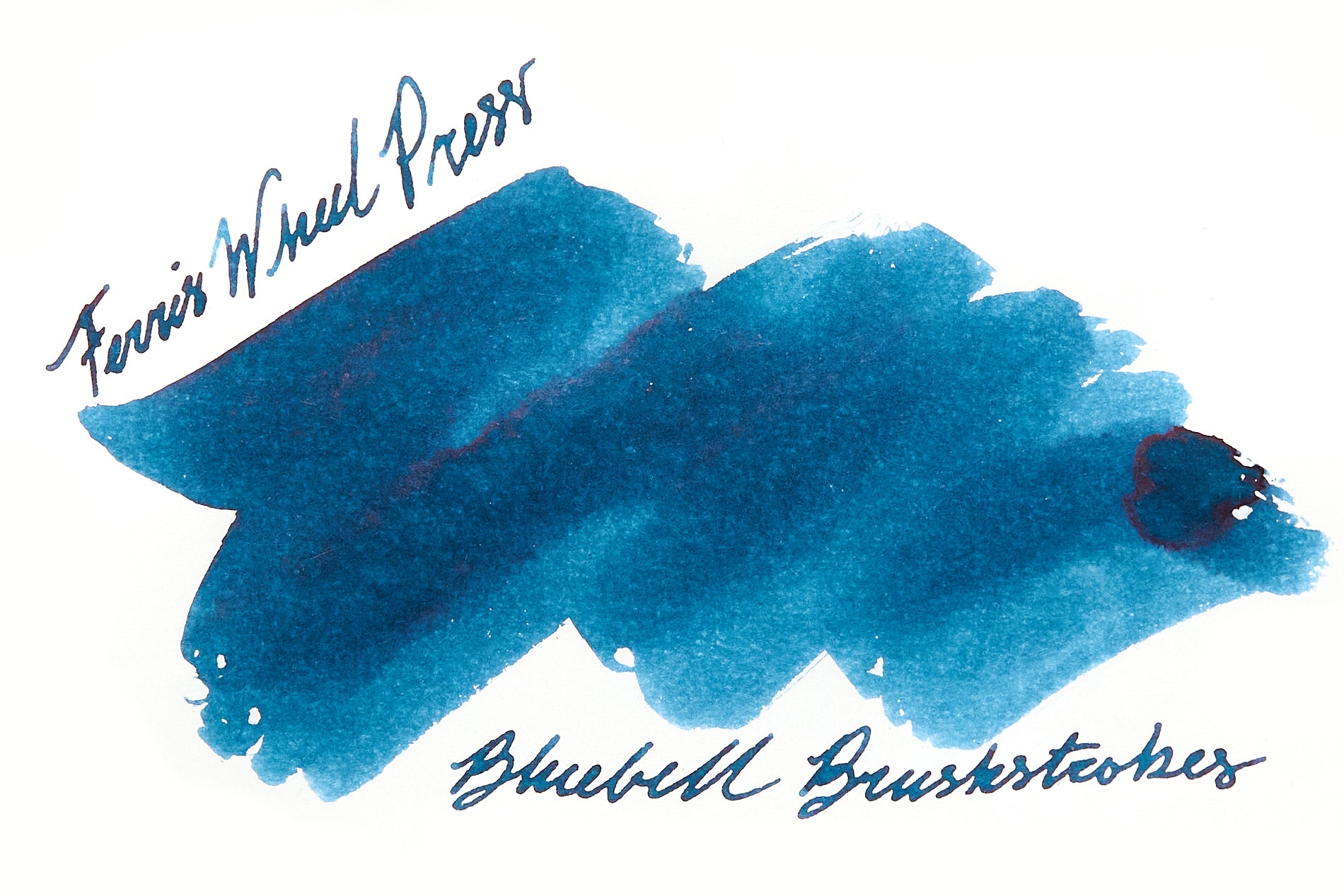 Ferris Wheel Press Bluebell Brushstrokes - 38ml Bottled Ink