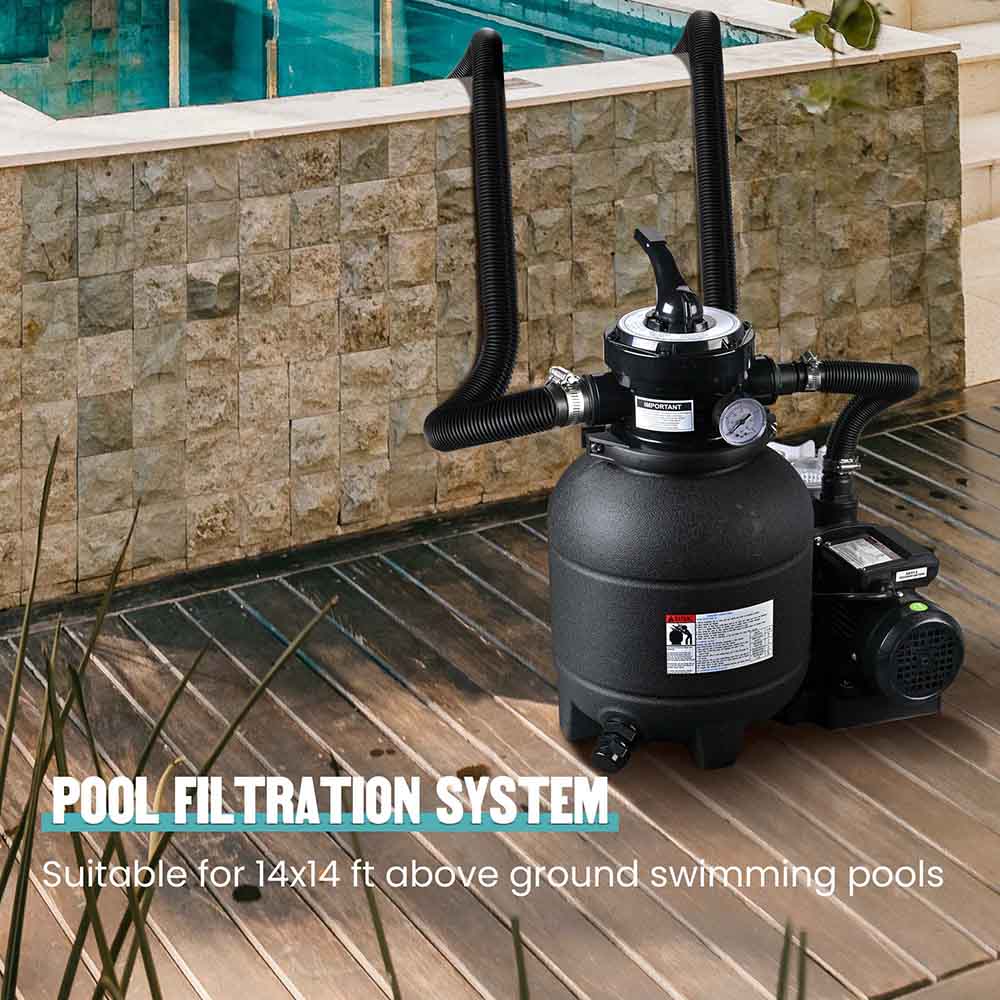 Yescom 12 Sand Filter and 3/4 HP Pool Pump Above Ground Pool SPA