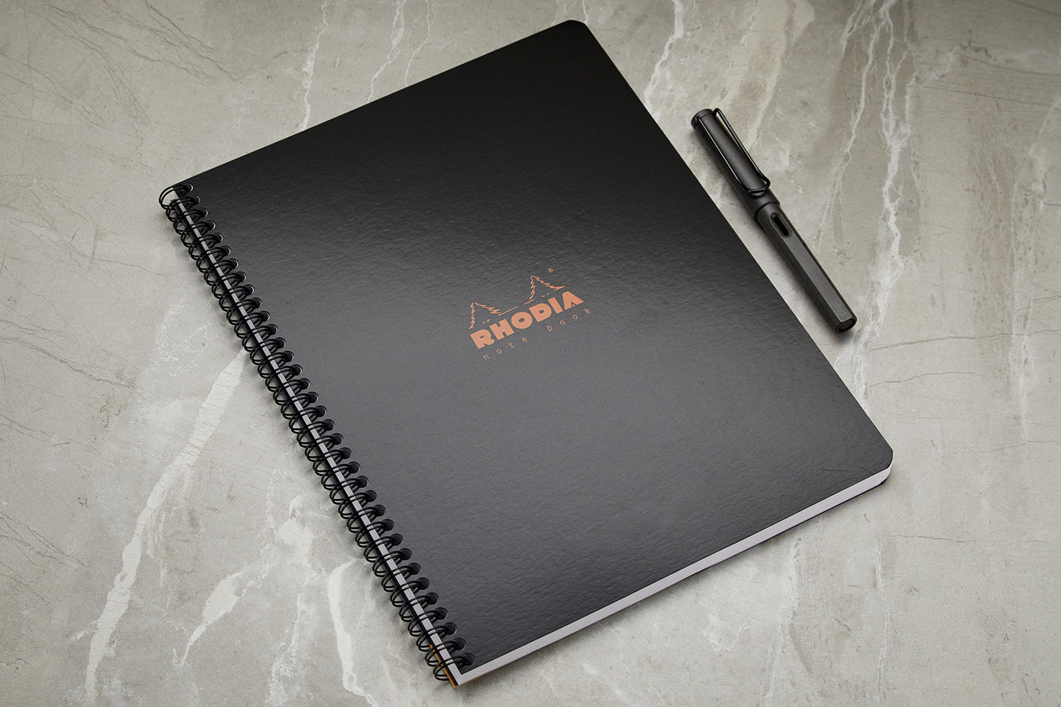 Rhodia Classic Wirebound Notebook - Black, Graph (8.86 x 11.69)