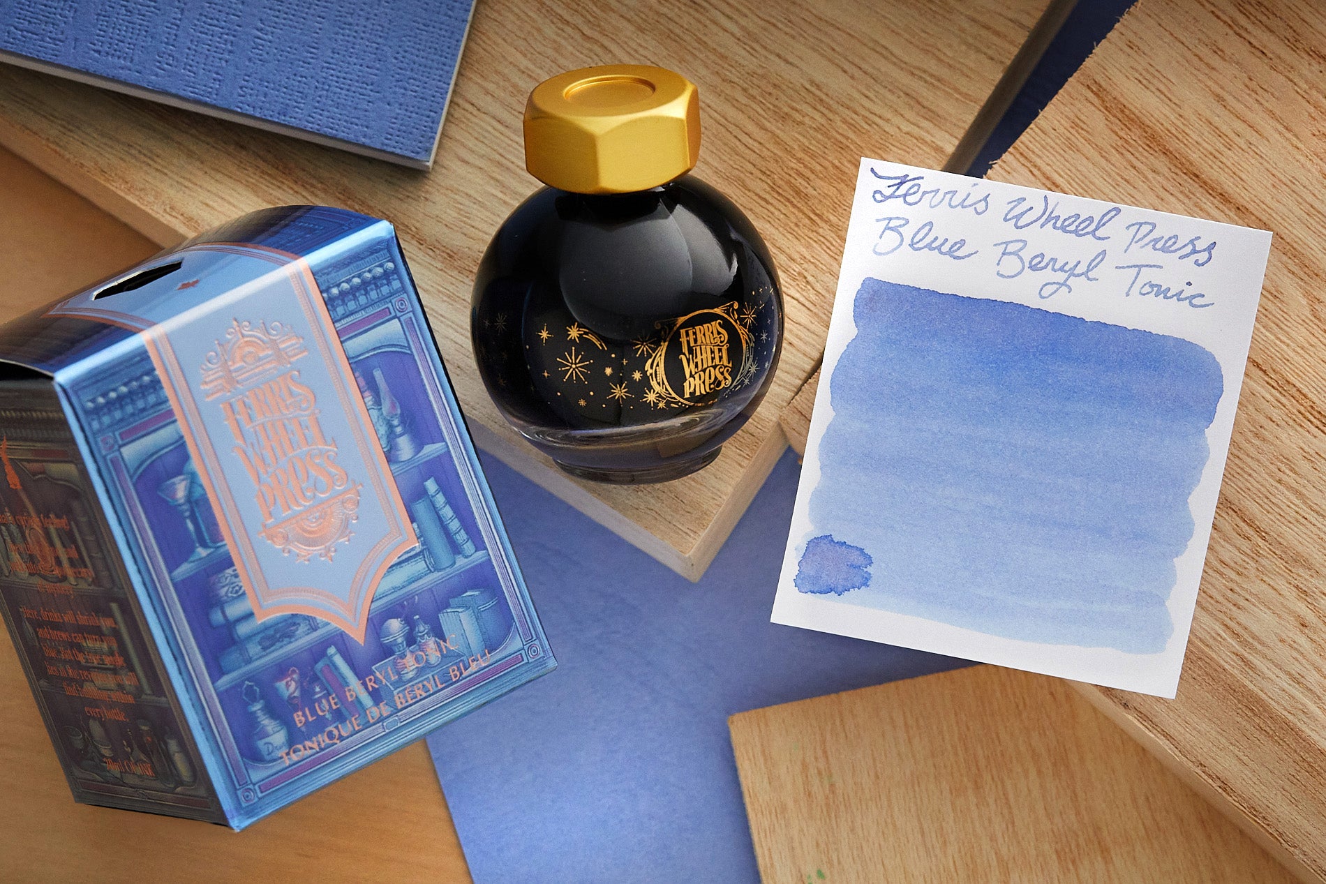 Ferris Wheel Press Blue Beryl Tonic - 20ml Bottled Ink