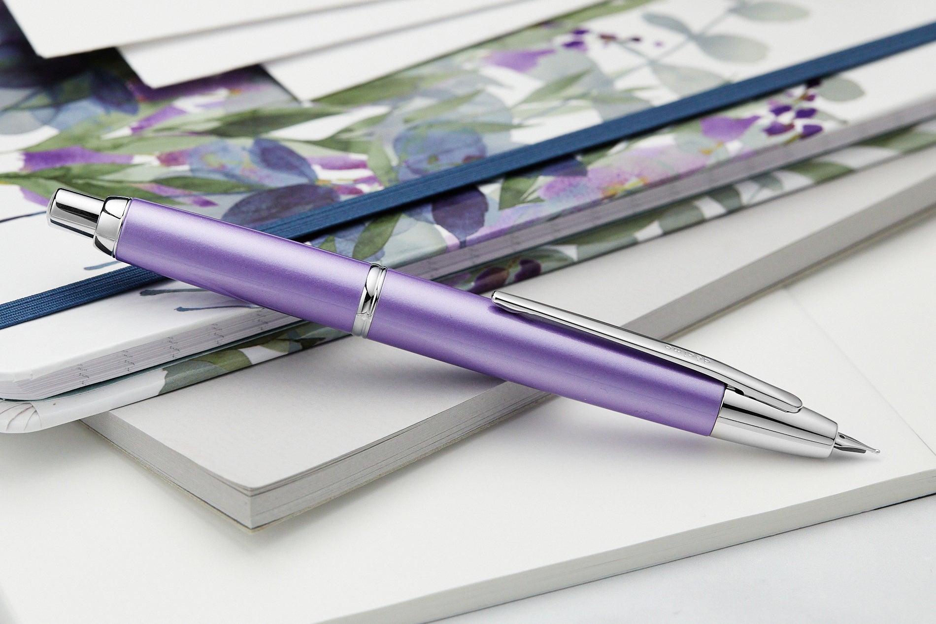 Pilot Vanishing Point Decimo Fountain Pen - Purple