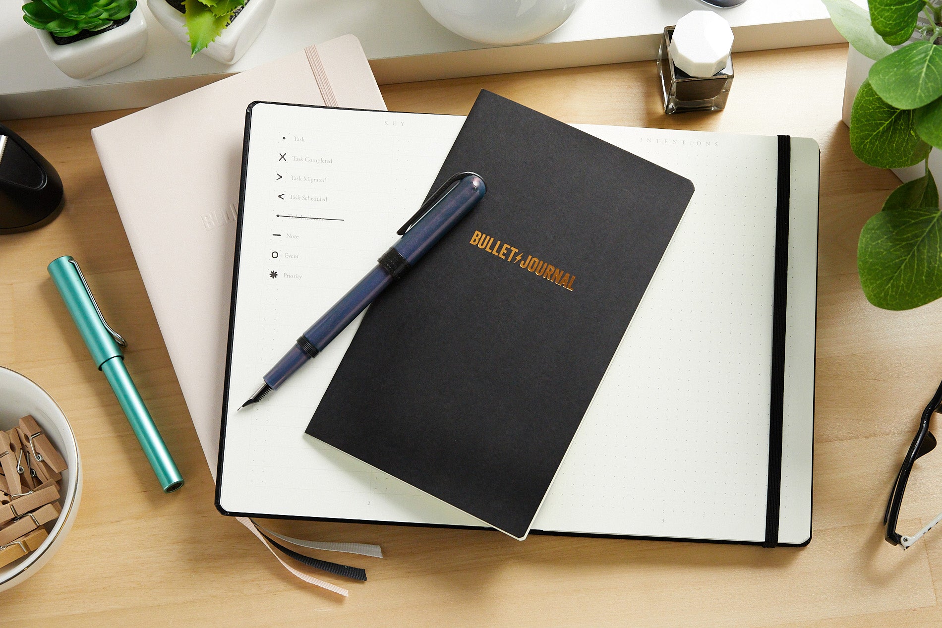 Leuchtturm1917 Bullet Journal Notebook - Black (Edition 2)