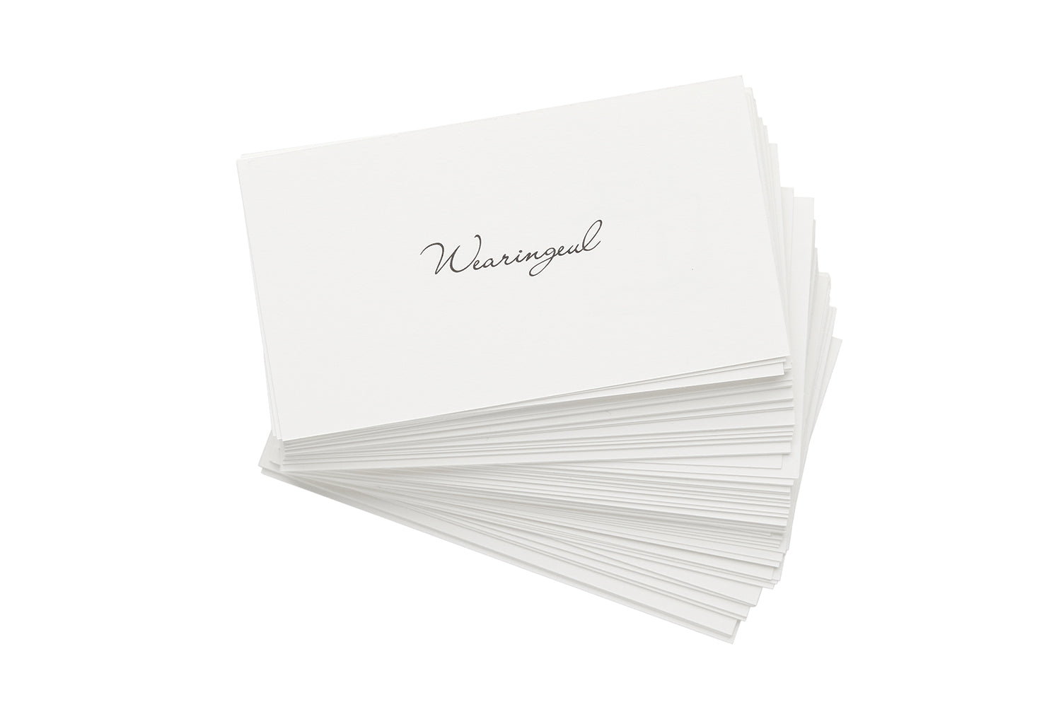 Wearingeul Ink Color Swatch Cards - Bottle