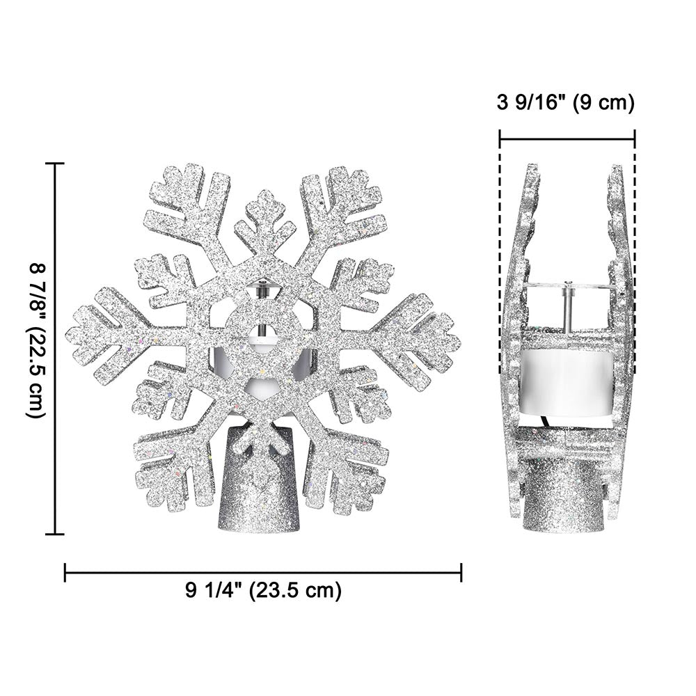 Yescom Christmas Tree Topper Light Projector 3-Films