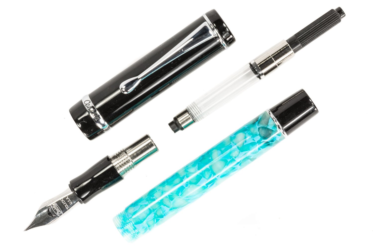 Conklin Duragraph Fountain Pen - Turquoise Nights