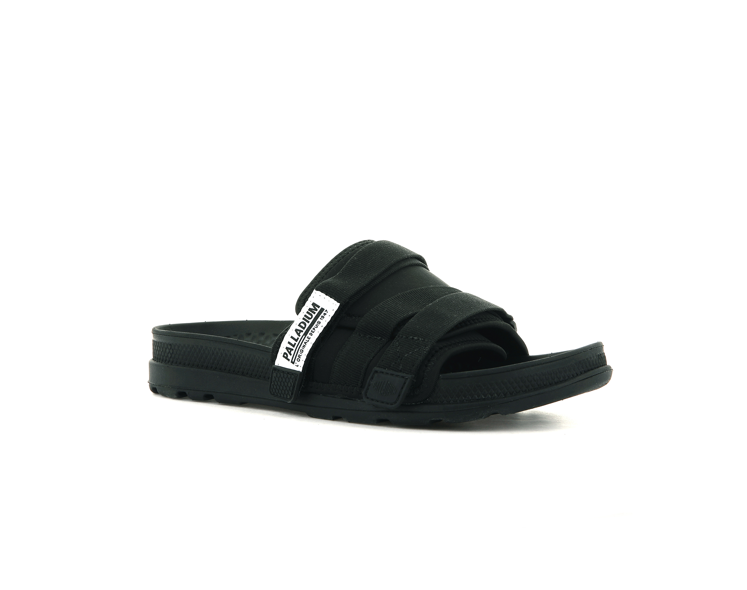 76696-008-M | SOLEA SLIDE | BLACK/BLACK