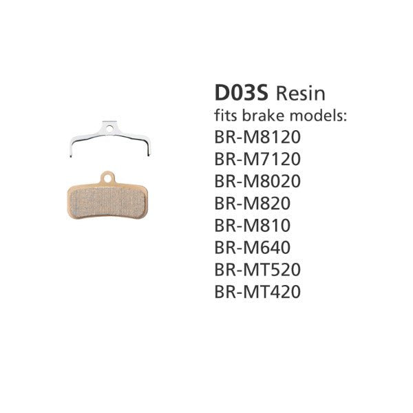 Shimano BR-M8020 Resin Pad and Spring