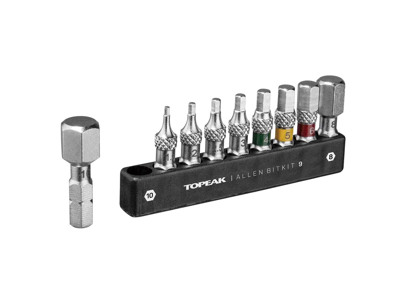 Topeak Allen Bitkit - 9 Piece Torx Bit Set