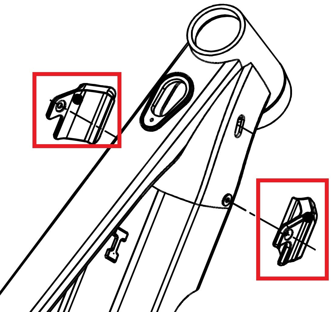 Downtube Fork Bumper Stop