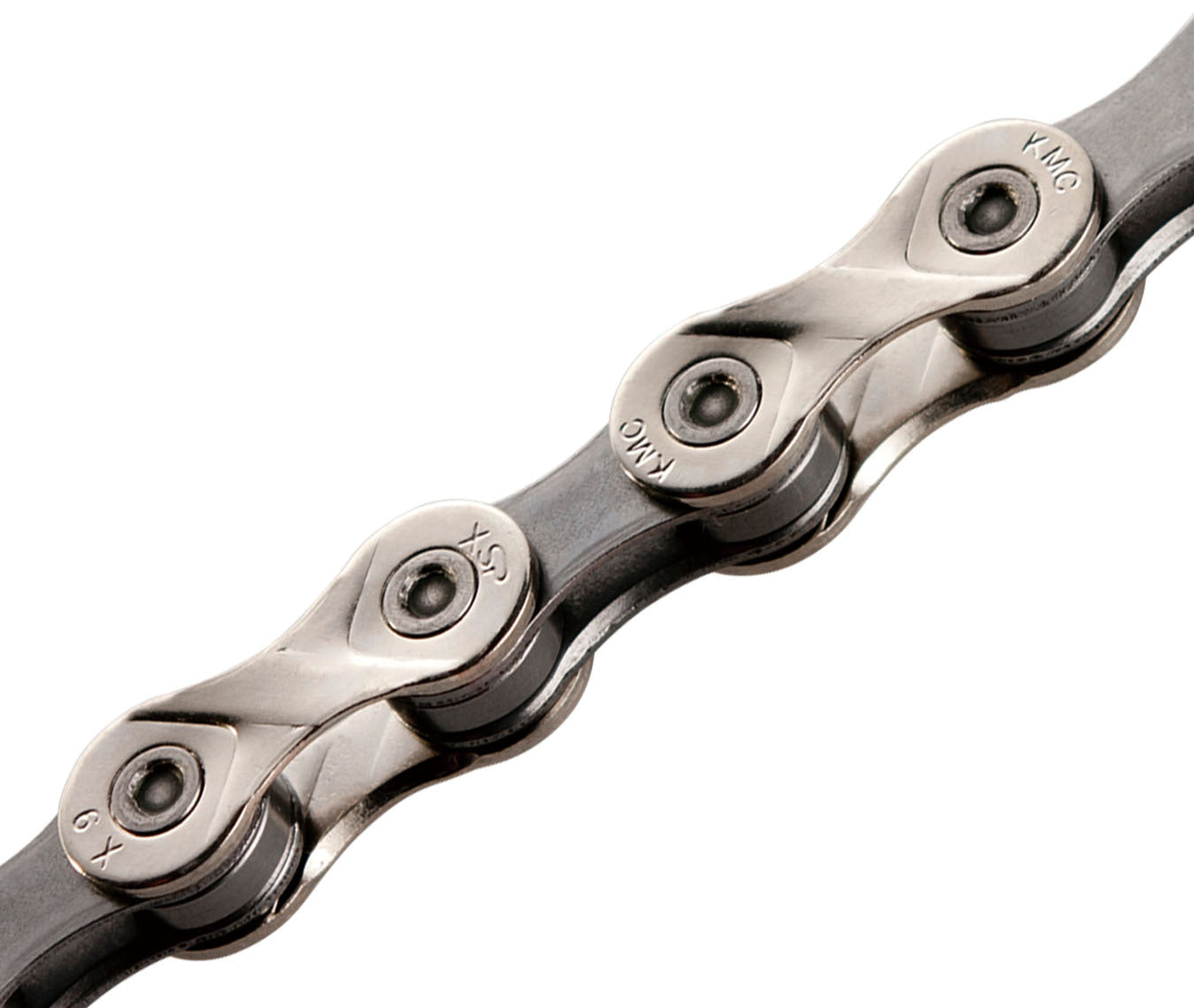 KMC X9 - 9 Speed MTB - Road Chain Silver 116L