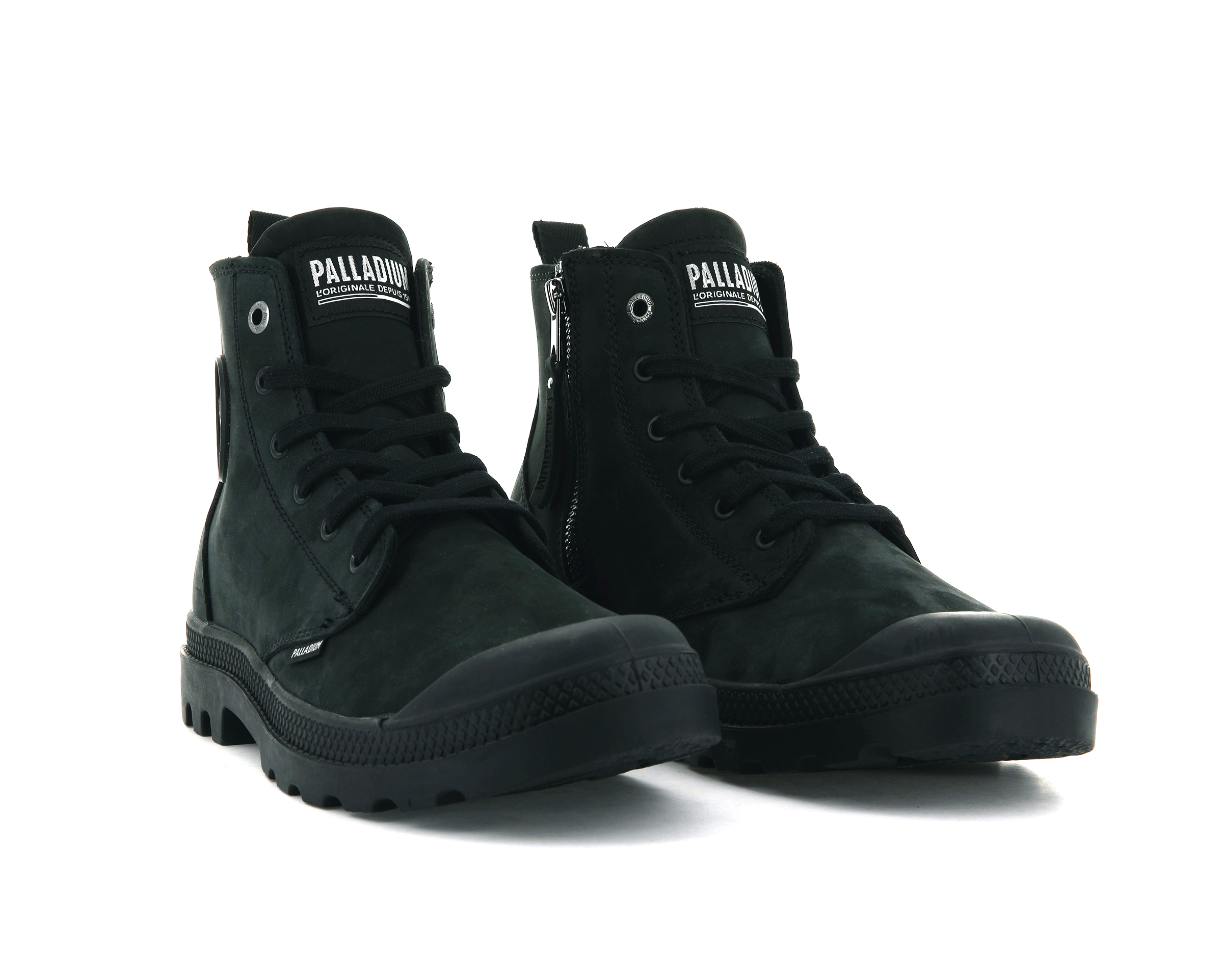 06440-008-M | PAMPA HI ZIP NBK | BLACK/BLACK