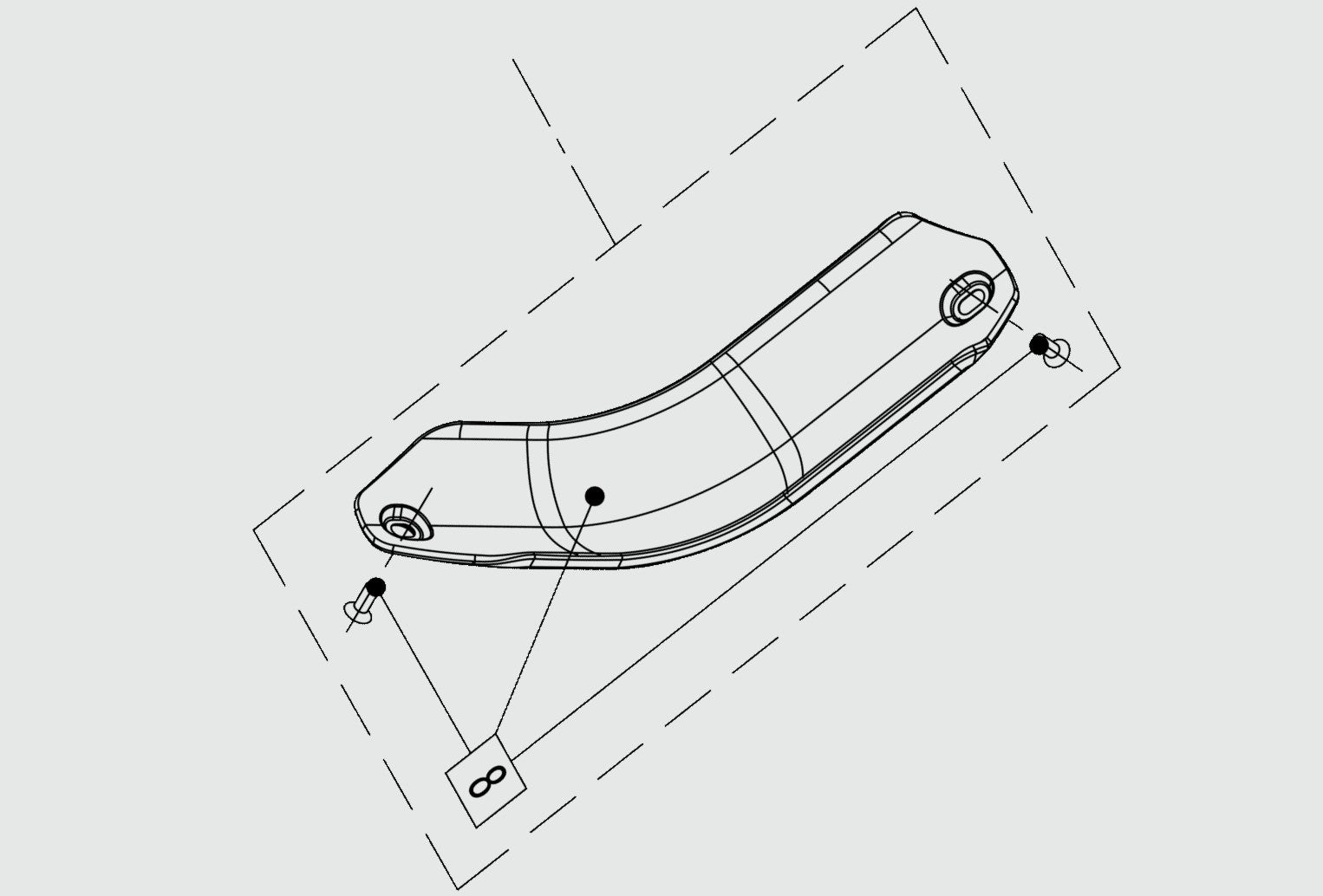 Marin Alpine Trail Downtube Protector - 738407