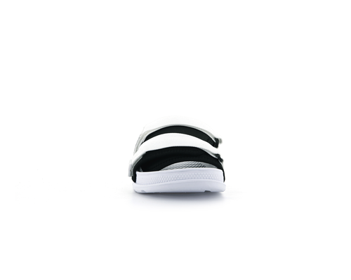 76696-102-M | SOLEA SLIDE | WHITE/BLACK