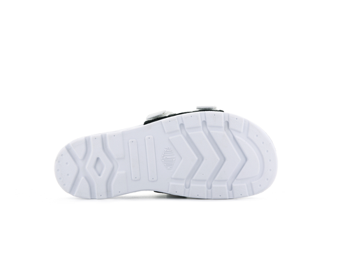 76696-102-M | SOLEA SLIDE | WHITE/BLACK