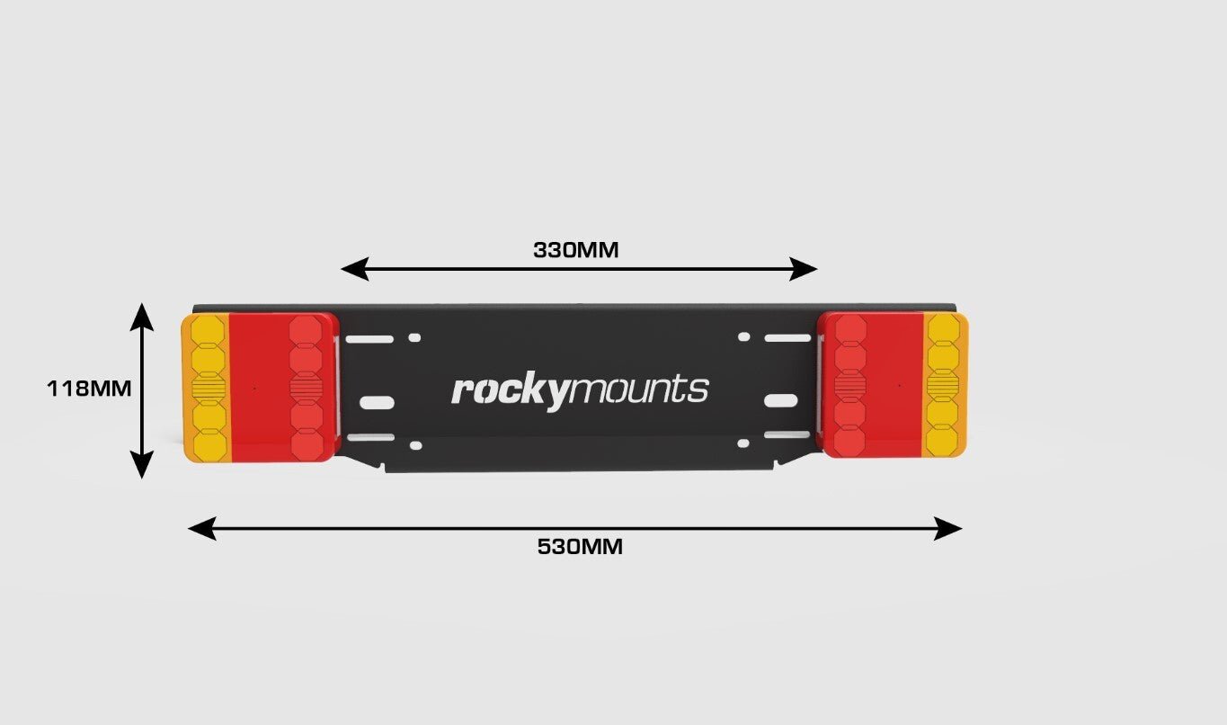 Rockymounts LED License Plate Holder