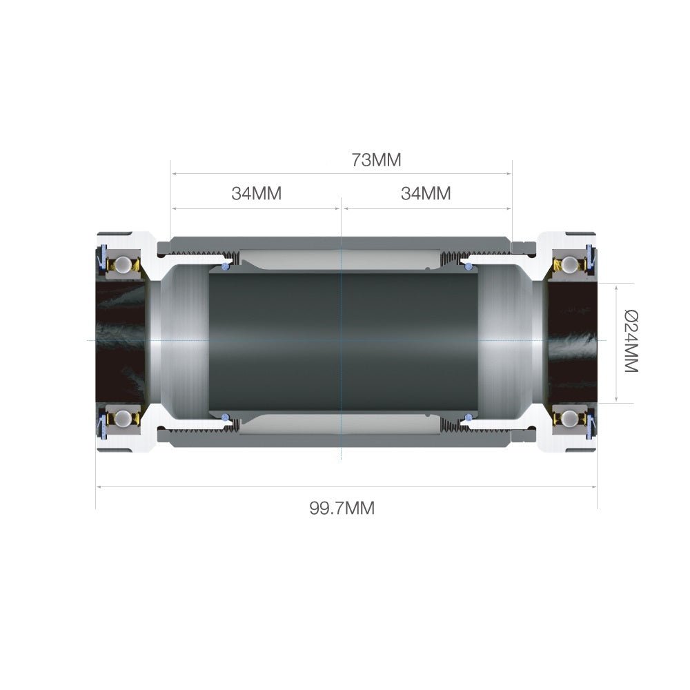 Prowheel - MTB Bottom Bracket Shimano Compatible