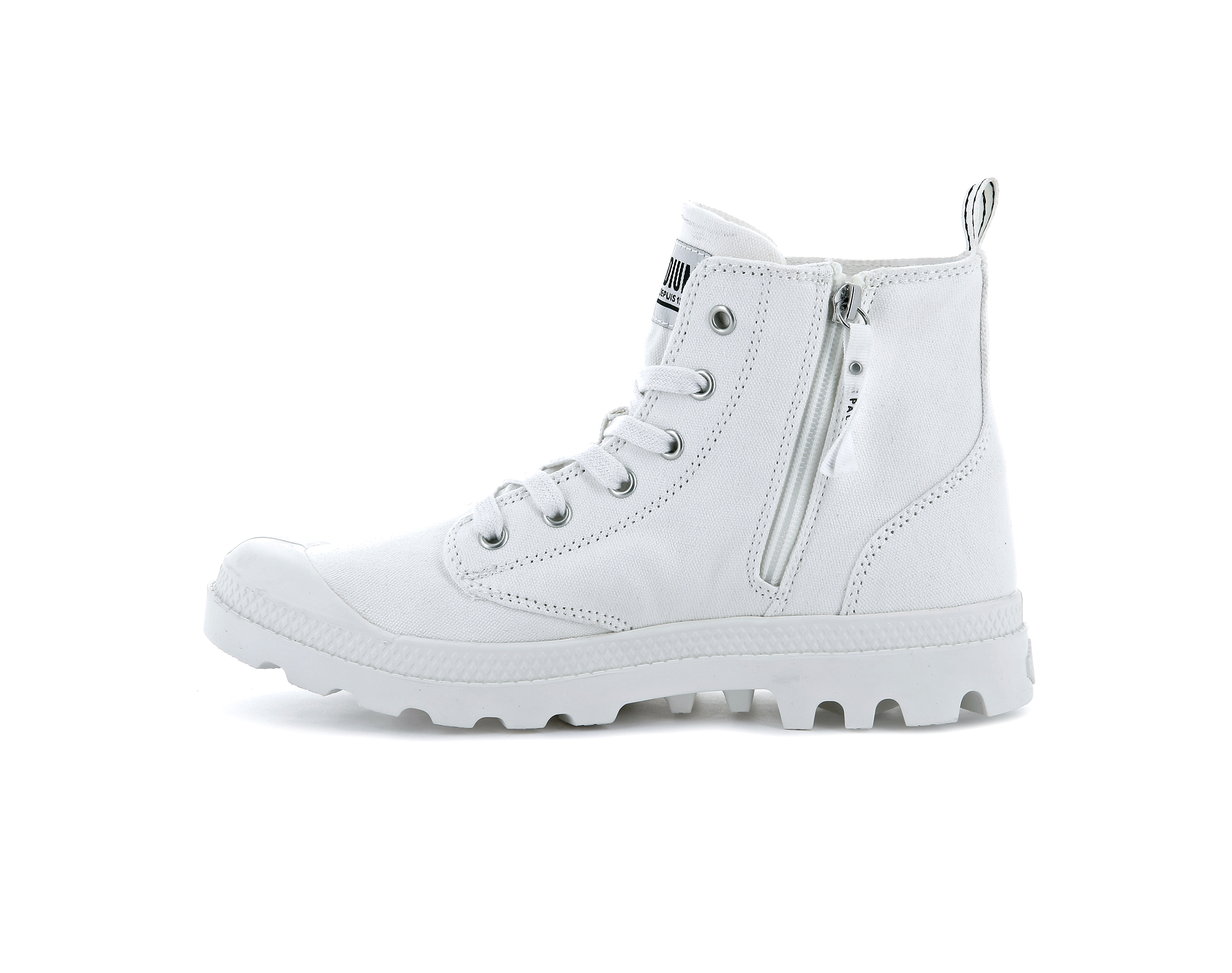 76694-116-M | PAMPA HI ZIP CANVAS | STAR WHITE