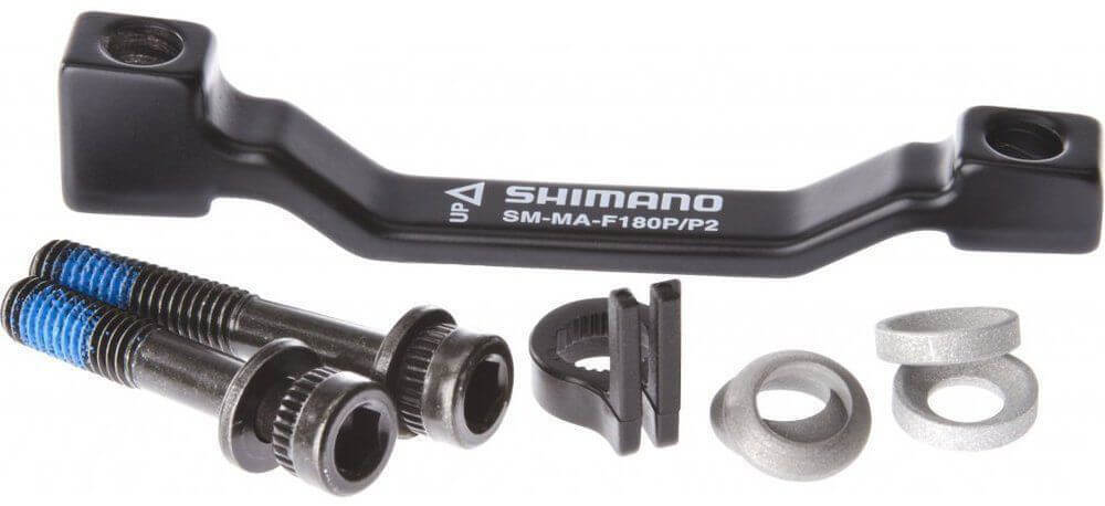 Shimano Disc Brake Mount Adapter 180mm -SM - MMA - F180 - PP