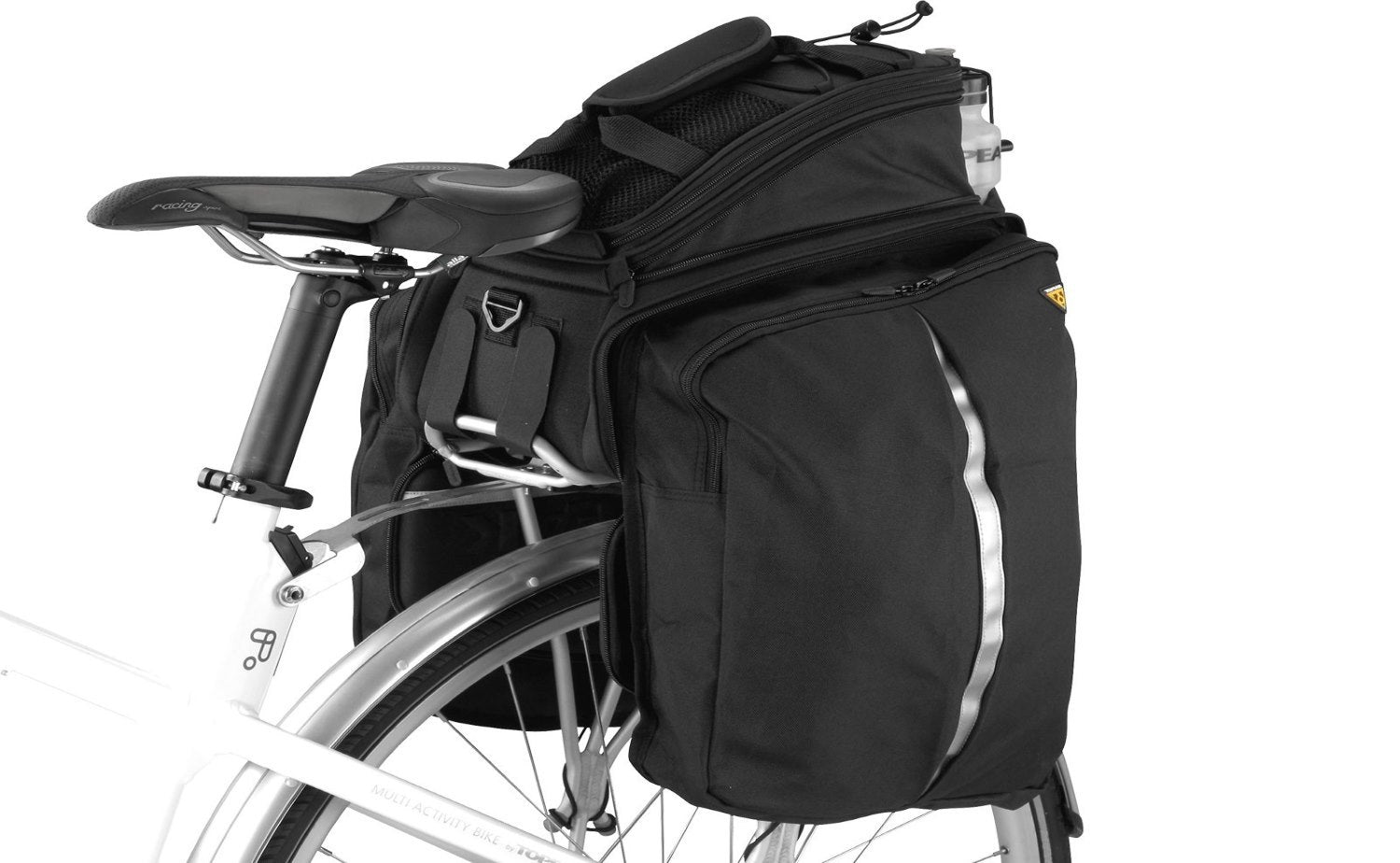 Topeak Bicycle Trunk Bag DXP with Rigid Molded Panels - Strap Mount 22.6L