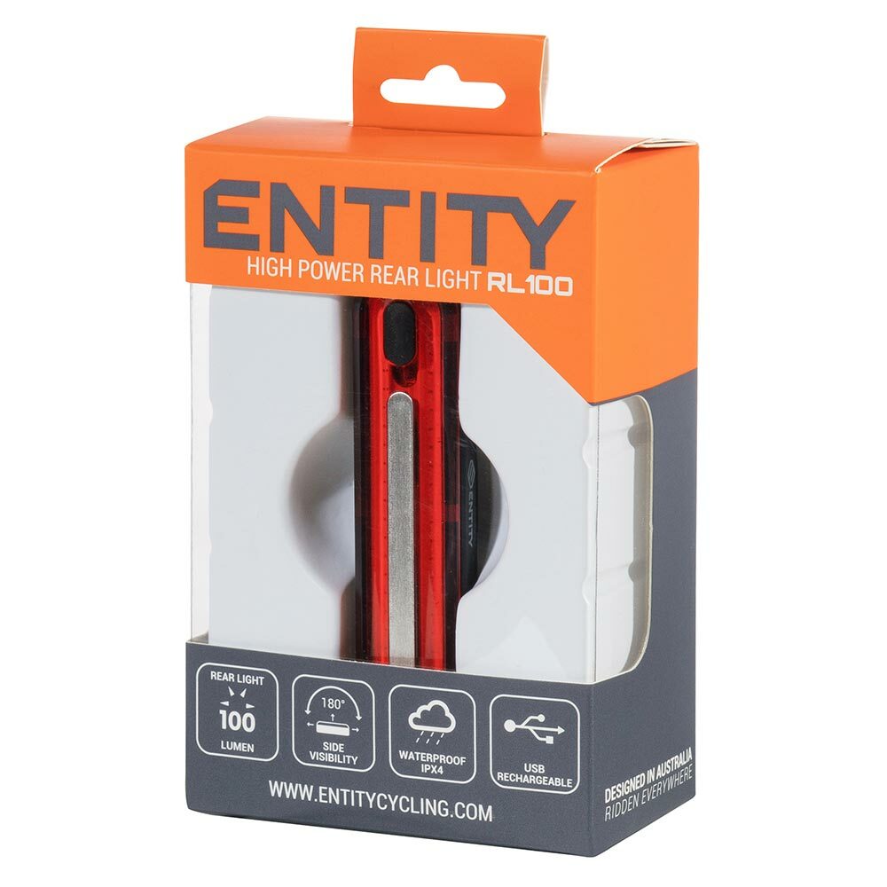 Entity RL100 100 Lumens Rear Bicycle Light - USB Rechargeable