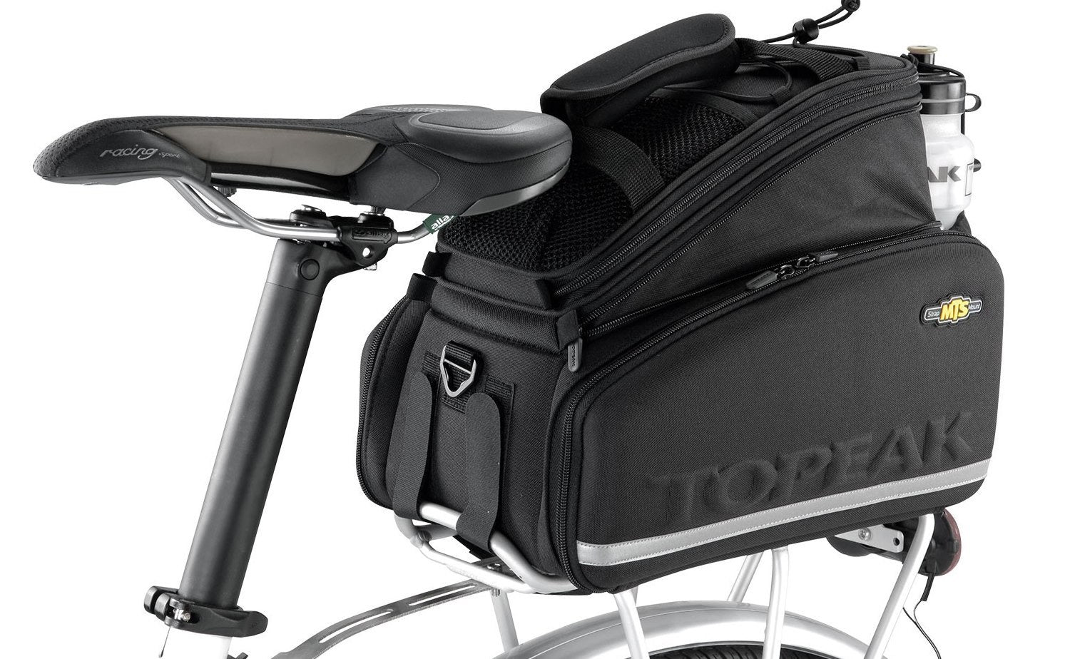 Topeak Bicycle Trunk Bag DXP with Rigid Molded Panels - Strap Mount 22.6L