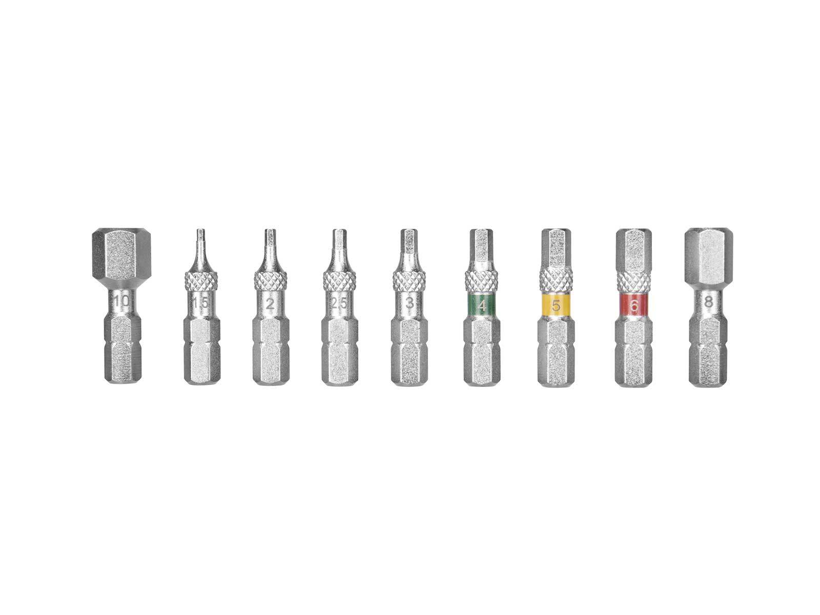 Topeak Allen Bitkit - 9 Piece Torx Bit Set